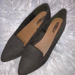 Olive Green flats